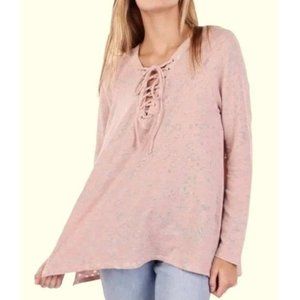 Anthropologie Maronie Hi Low Hooded Top SMALL (3737)